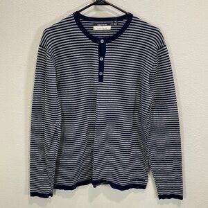 Robert Geller + five four cotton sweater nautical stripes